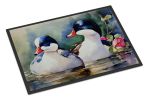 Bufflehead Doormat Front Door Mat Indoor Outdoor Rugs for Entryway, Non Slip Washable Low Pile, 24H X 36W